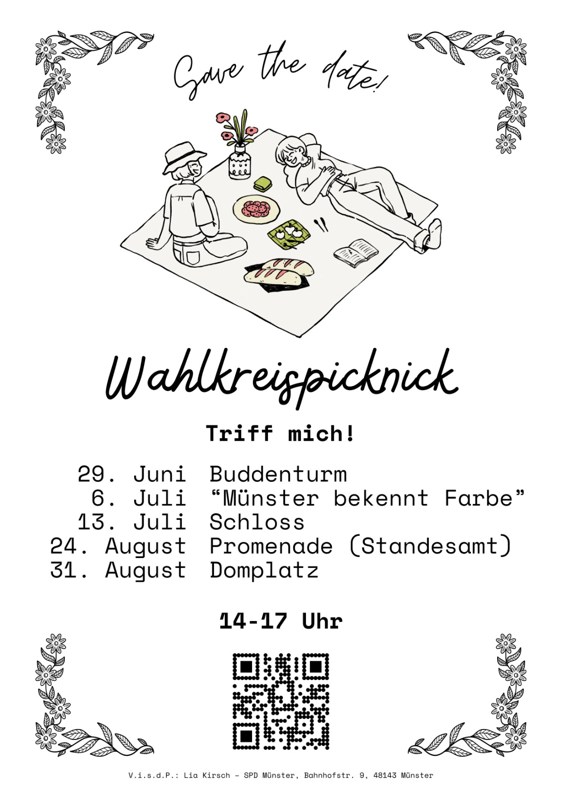 Wahlkreispicknick Flyer